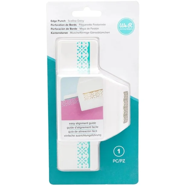 Edge Punch Scallop Daisy