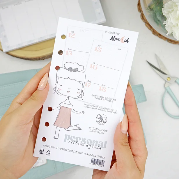 Relleno agenda PERPETUA PERSONAL