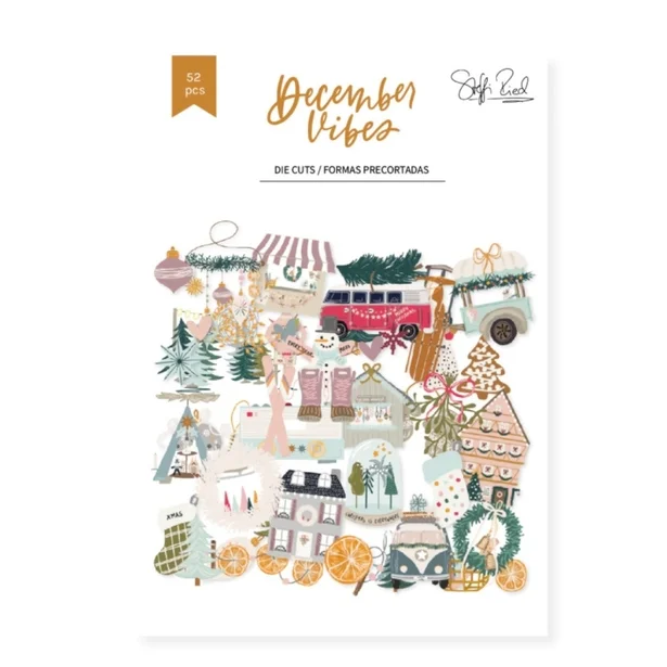 Die cuts DECEMBER VIBES