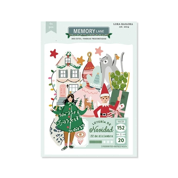 Die cuts ilustraciones MEMORY LANE