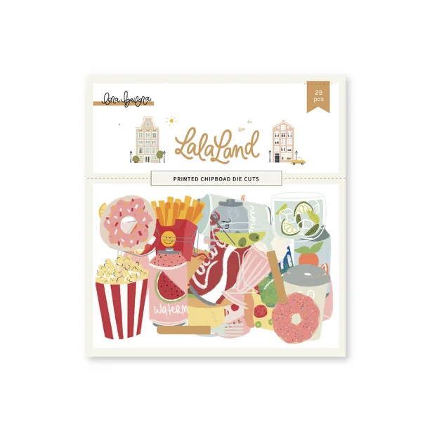 Die cuts chipboard LALA LAND