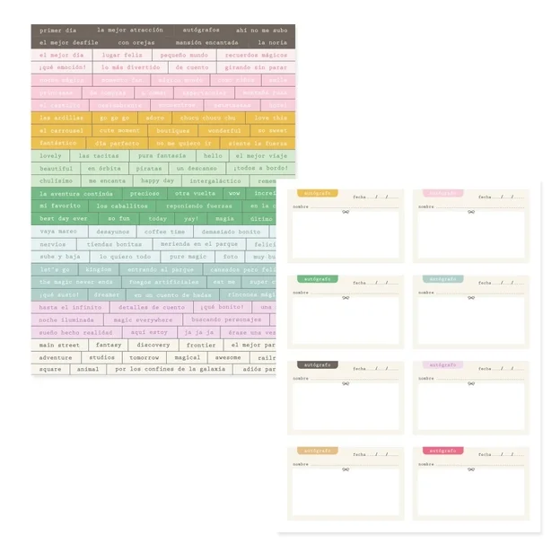 Pegatinas frases Main Street