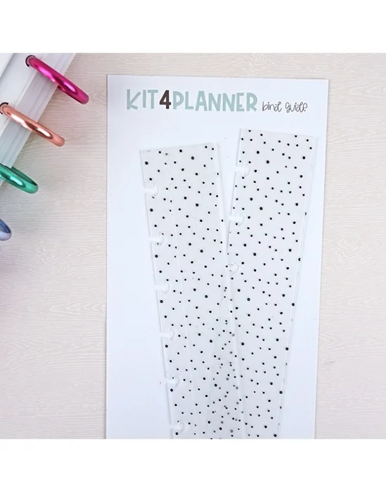 Gu&iacute;as XL Topos negros para encuadernaci&oacute;n