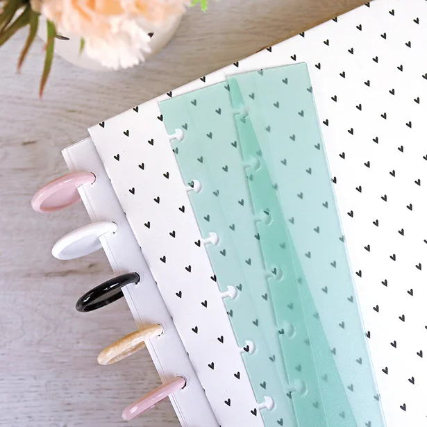 Gu&iacute;as XL Menta transl&uacute;cida para encuadernaci&oacute;n