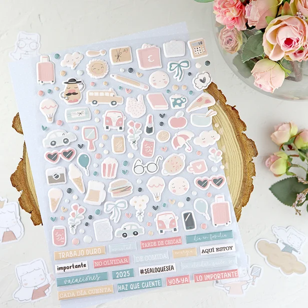 Pegatinas puffy Sea lo que sea