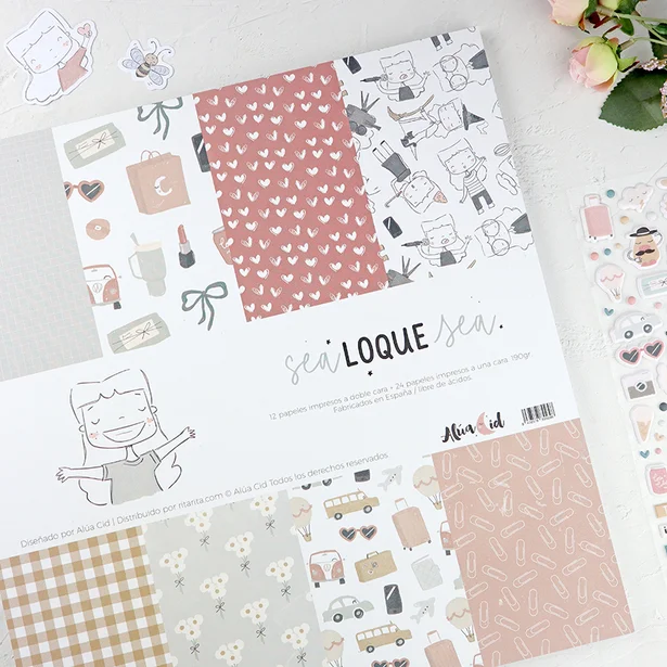 Bloc de papeles 12&times;12&Prime; Sea lo que sea