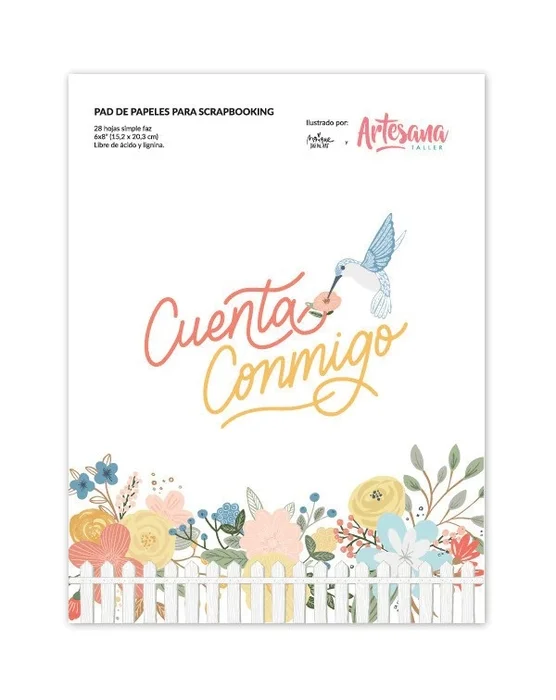 Pad de papeles 6x8 Cuenta Conmigo