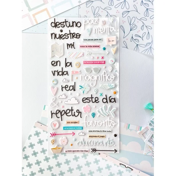 Pegatinas Puffy Suave