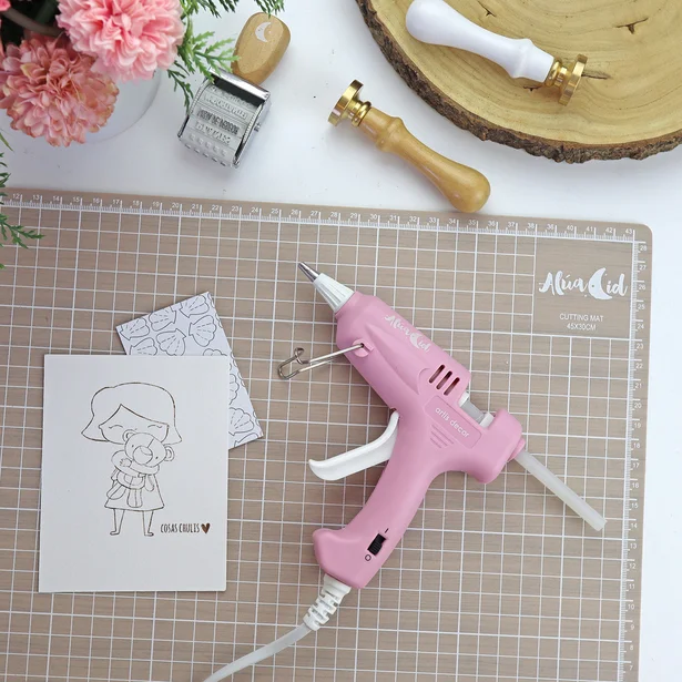 Pistola de pegamento caliente Al&uacute;a Cid