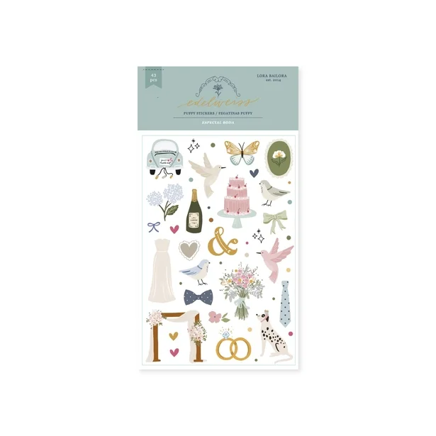 Puffys ilustraciones boda EDELWEISS