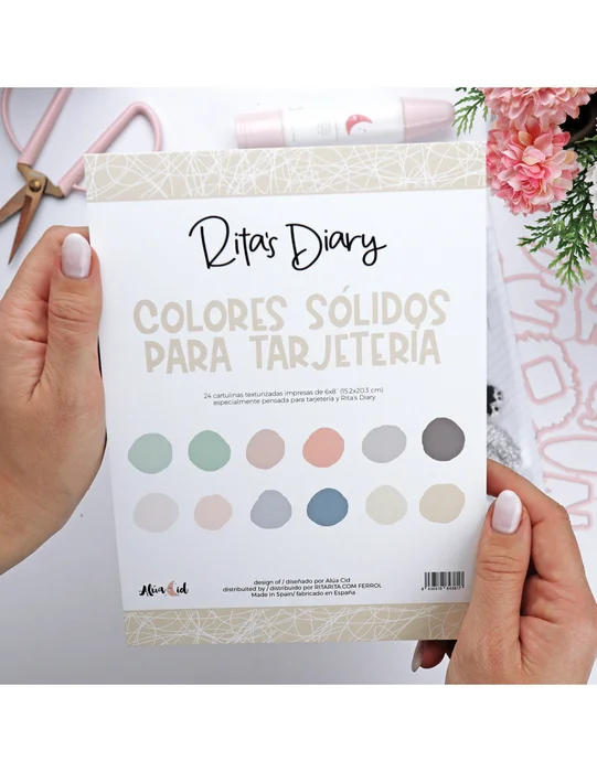 Bloc texturizados s&oacute;lidos Rita`s Diary de Alua Cid