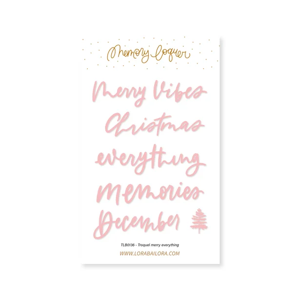 Troquel Merry Everything