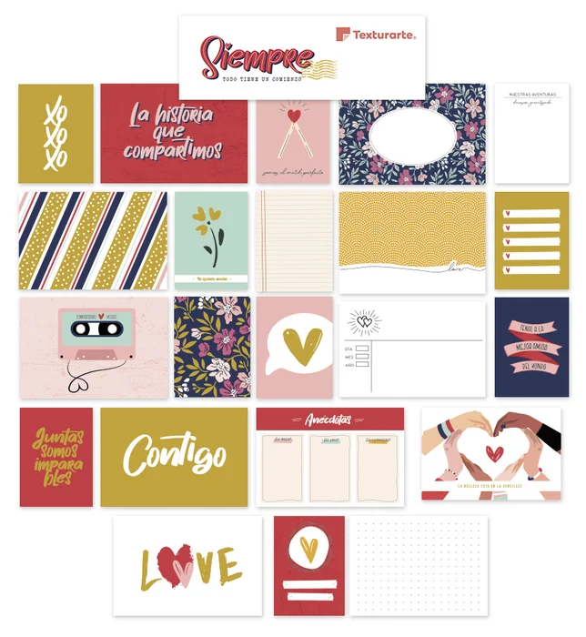 Paquete de tarjeta para diario Colecci&oacute;n Siempre