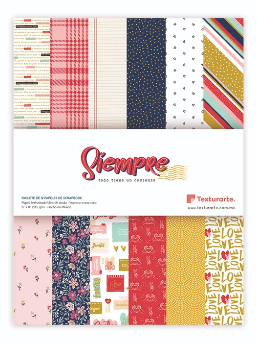 Pad de papeles 6"x8" Colecci&oacute;n Siempre